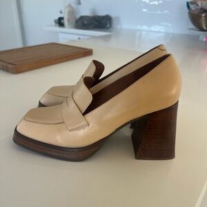 Michele Lopriore Loafers with Wooden Block Heel